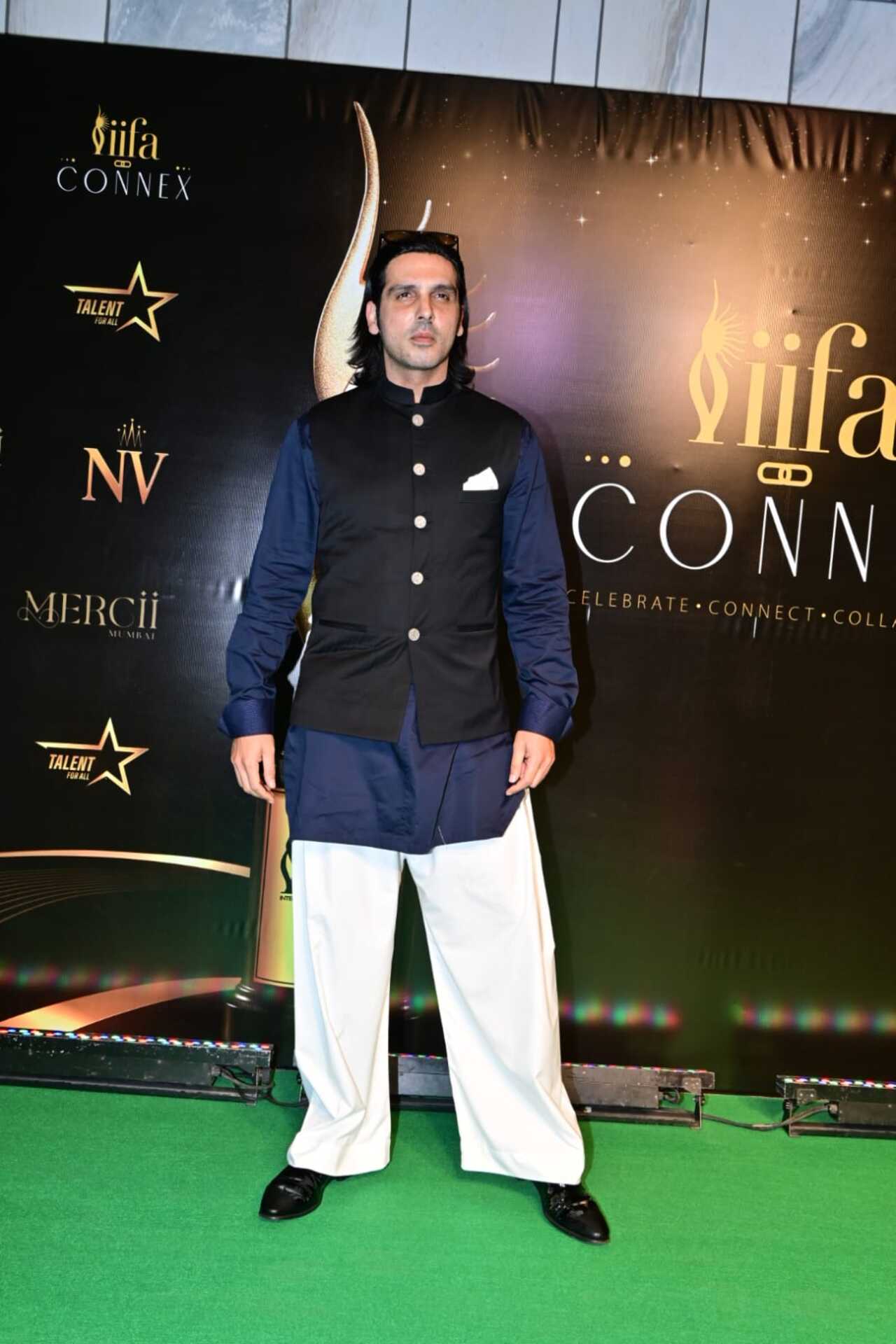 Zaid Khan was seen attending an event in the city on Thursday. Zaid Khan was seen attending an event in the city on Thursday.